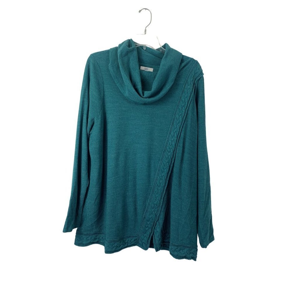 Croft & Barrow Women's Cowl Neck Sweater Top